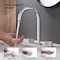 Kibi Circular X 8 Bathroom Sink Widespread Faucet with Drain Assembly KBF1026CH - alternate 6